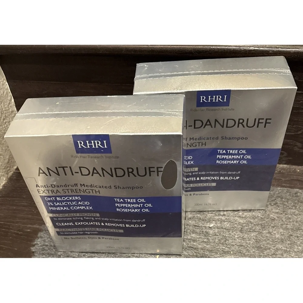 Ketozonacole Shampoo Lot Of 2 RHRI Anti Dandruff Medicated EXTRA STRENGTH 3/2027